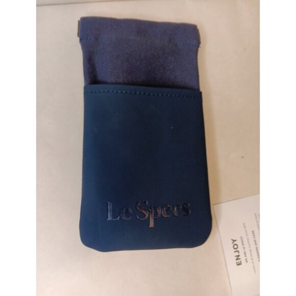 Authentic Le Specs Sunglasses AIR HEART Black Gold Khaki Mono New With Case - Picture 9 of 13